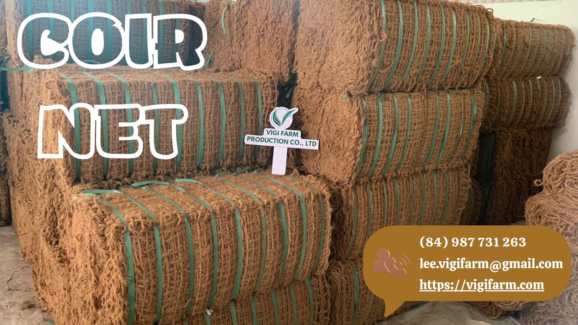 VIGI FARM EXPORTED COIR NET TO THE PHILIPPINES MARKET ON APRIL 23RD, 2026